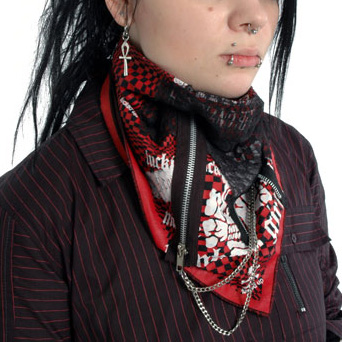 Rebel Scarf Black/Red Rebel Scarf Black/Red